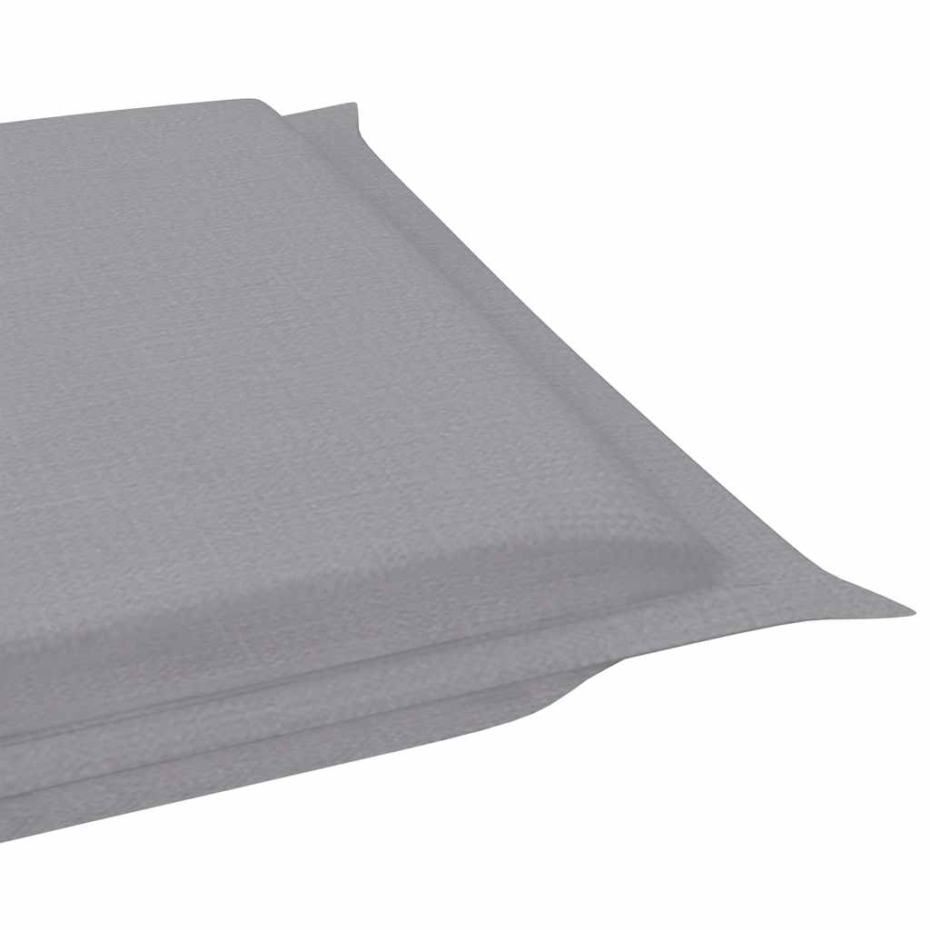 vidaXL Ligbed schommelend met kussen massief teakhout