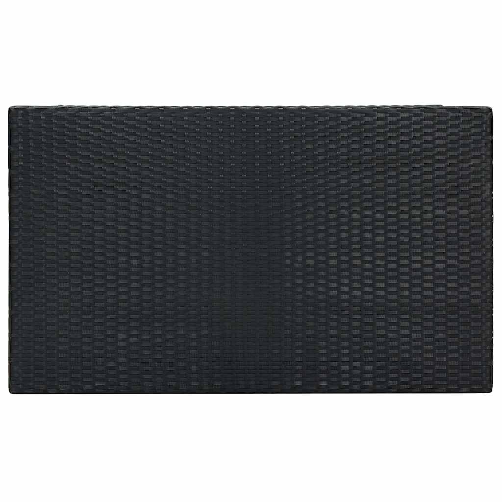 vidaXL 5-delige Tuinbarset met kussens poly rattan grijs