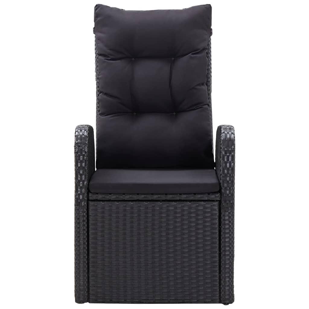 vidaXL 5-delige Tuinset zwart
