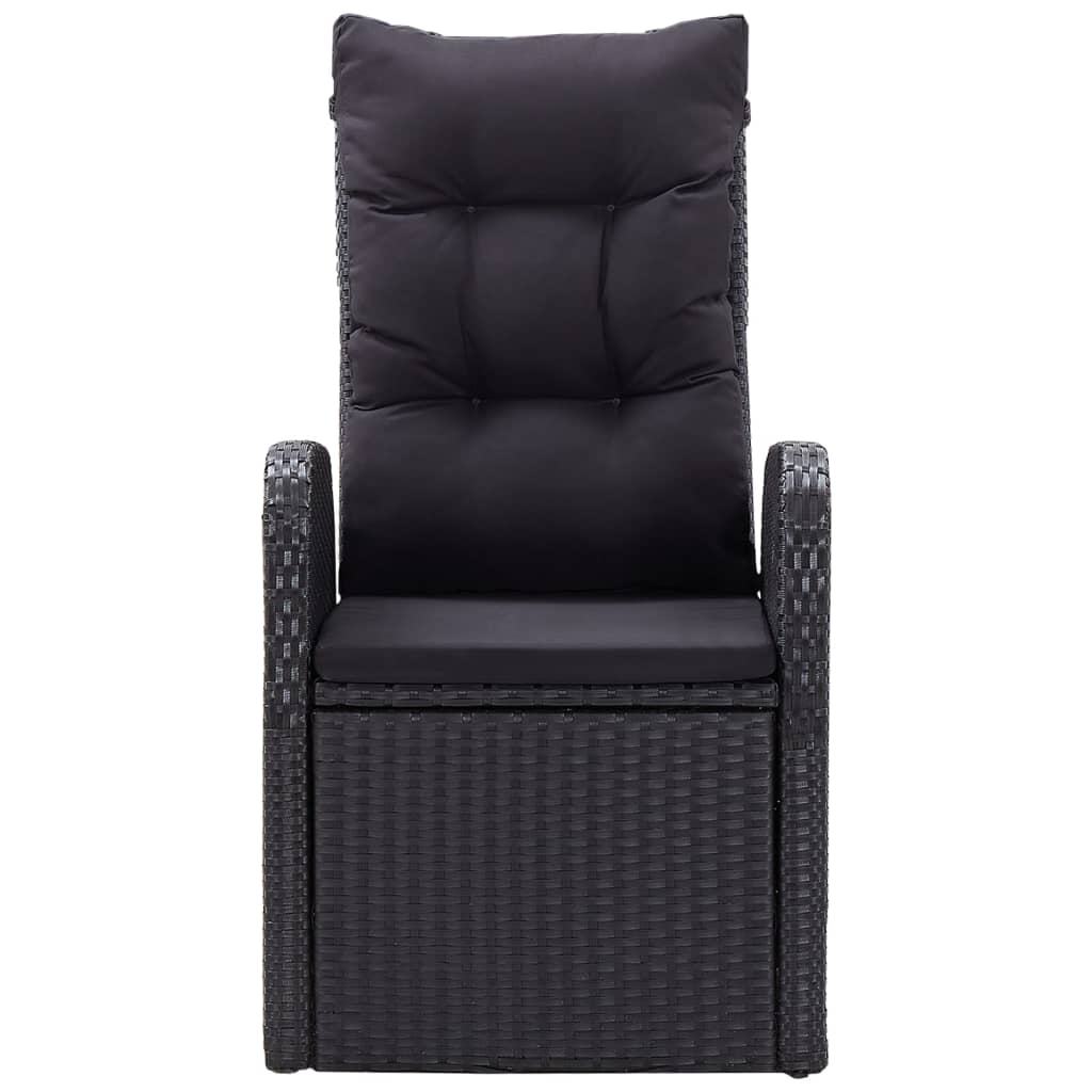 vidaXL 5-delige Tuinset zwart