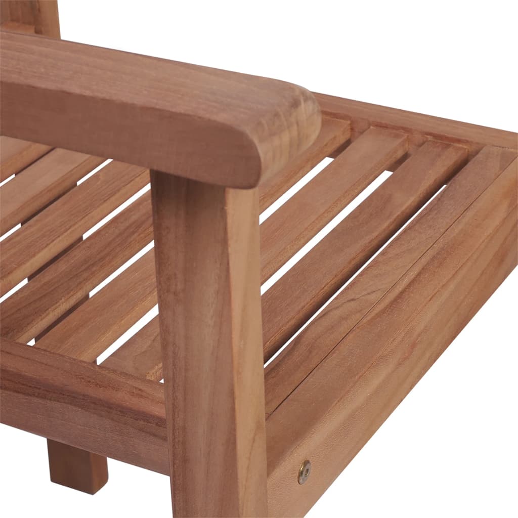 vidaXL Tuinstoelen stapelbaar 2 st massief teakhout
