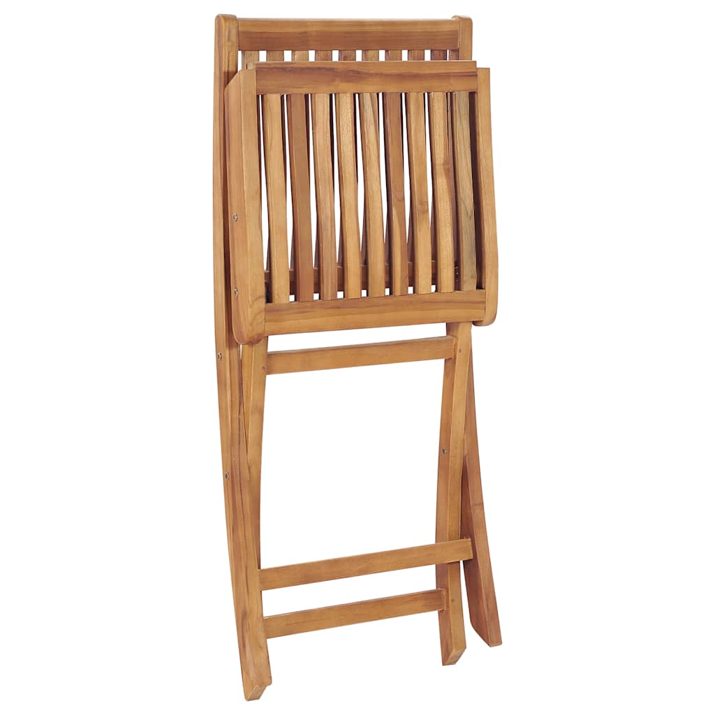 vidaXL Tuinstoelen 6 st inklapbaar massief teakhout