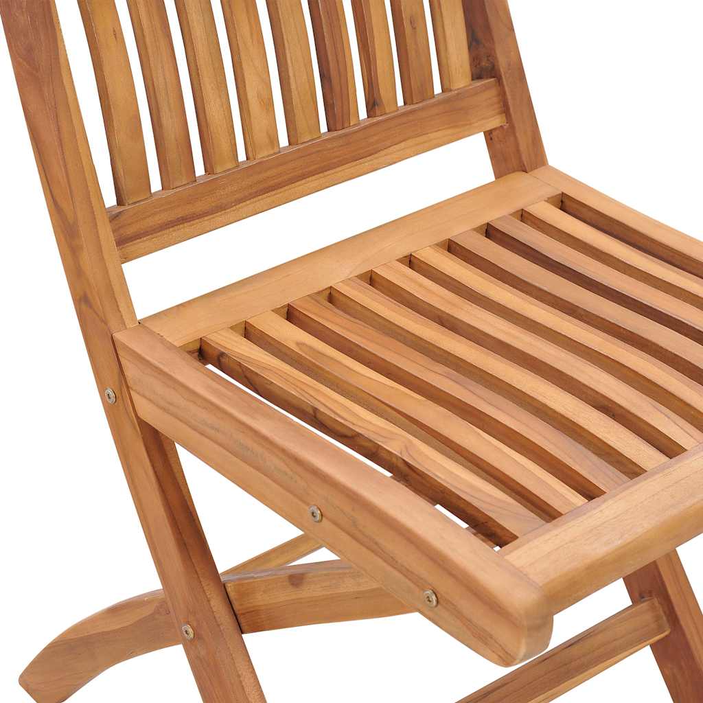 vidaXL Tuinstoelen 6 st inklapbaar massief teakhout
