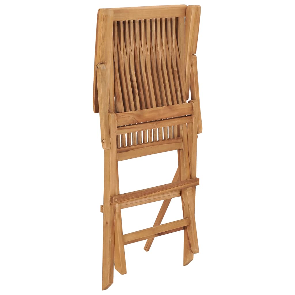 vidaXL Tuinstoelen 8 st massief teakhout - Aashly