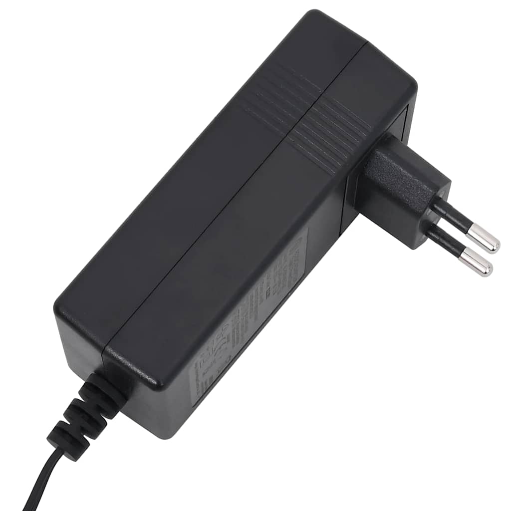 vidaXL Massagestoel elektrisch stof lichtgrijs