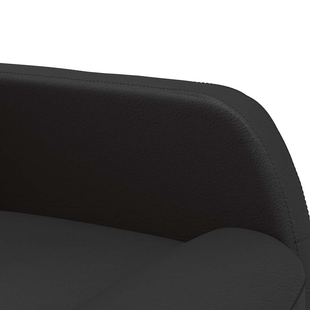 vidaXL Fauteuil elektrisch verstelbaar kunstleer zwart