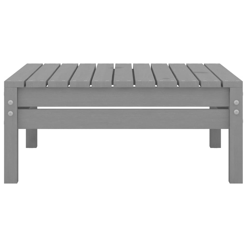 vidaXL 5-delige Loungeset massief grenenhout grijs
