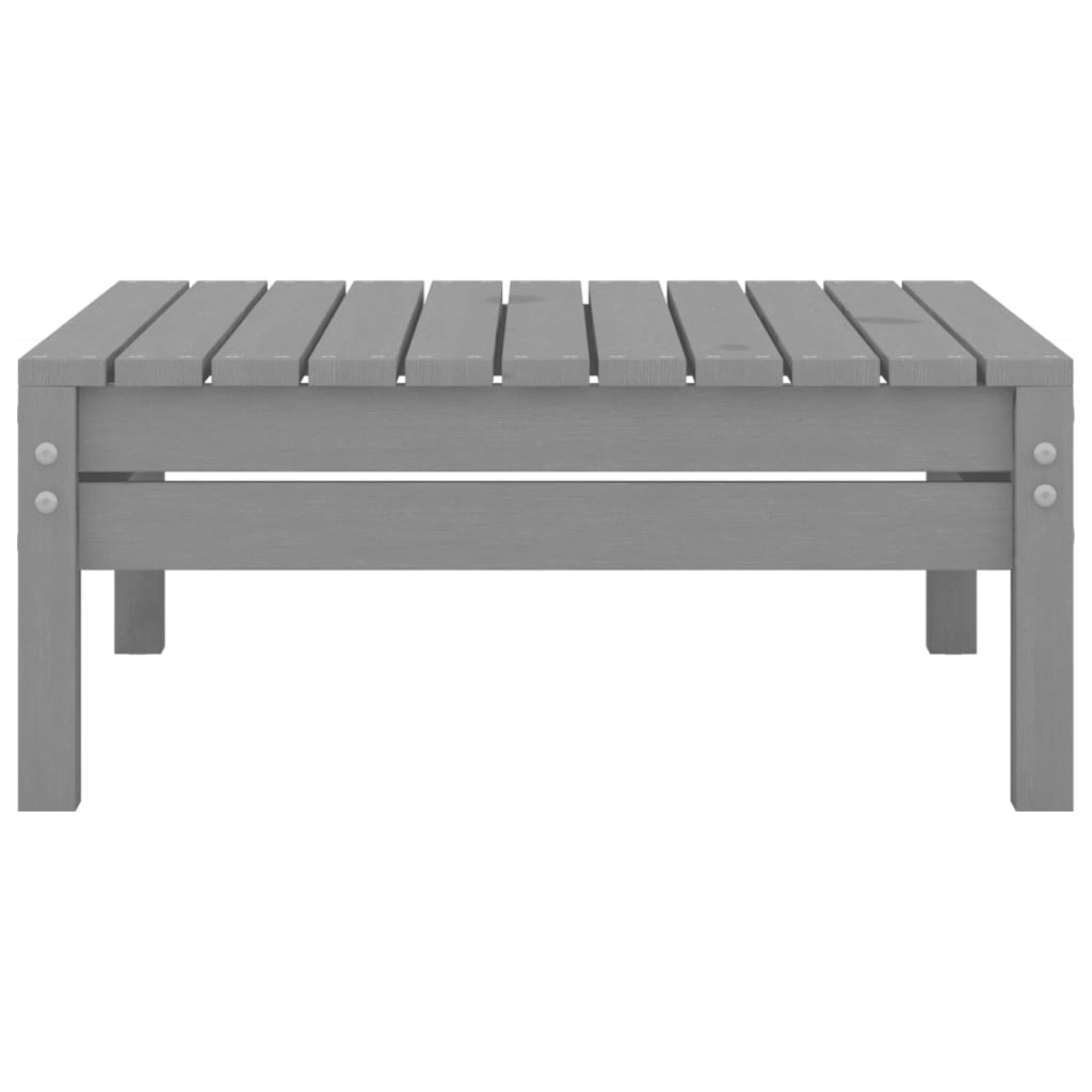 vidaXL 6-delige Loungeset massief grenenhout grijs