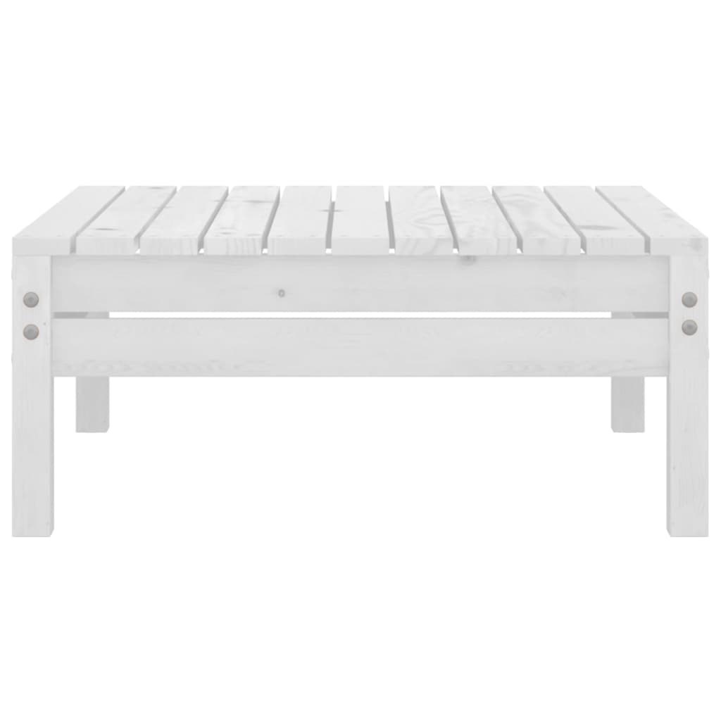 vidaXL 8-piece lounge set solid pinewood white