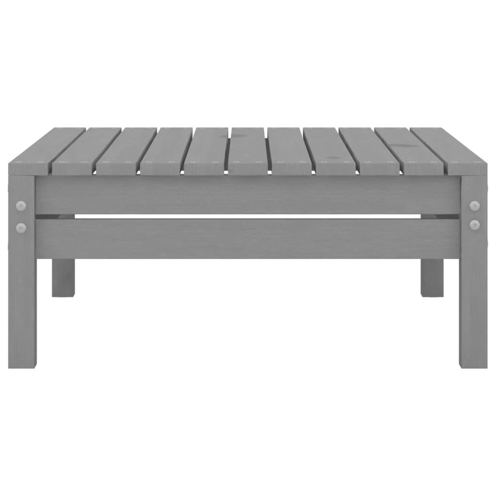 vidaXL 5-delige Loungeset massief grenenhout grijs