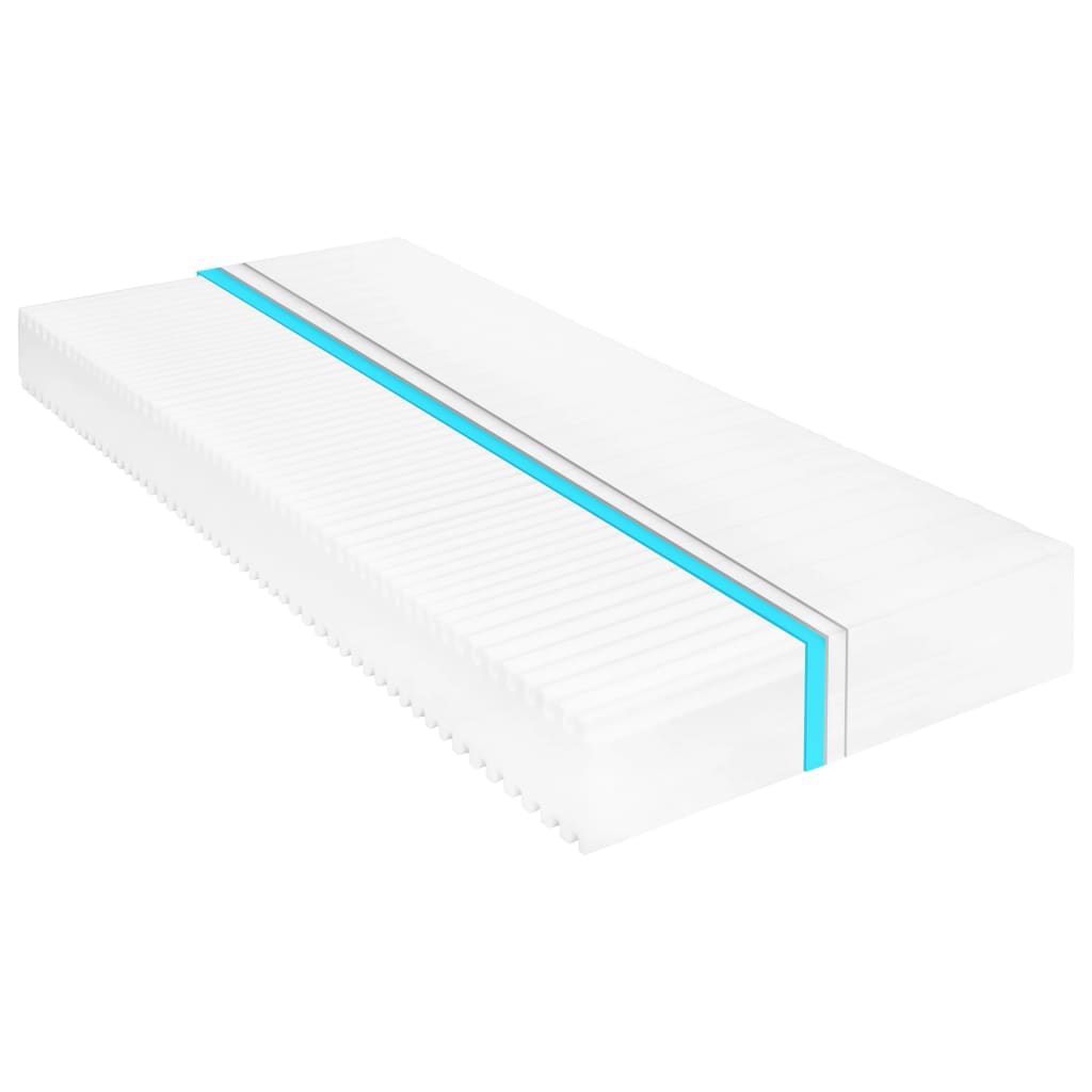 vidaXL Slaapbank met matras massief grenenhout wit 90x200 cm