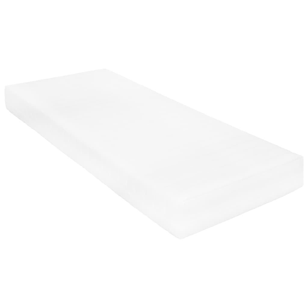 vidaXL Slaapbank met matras massief grenenhout wit 90x200 cm