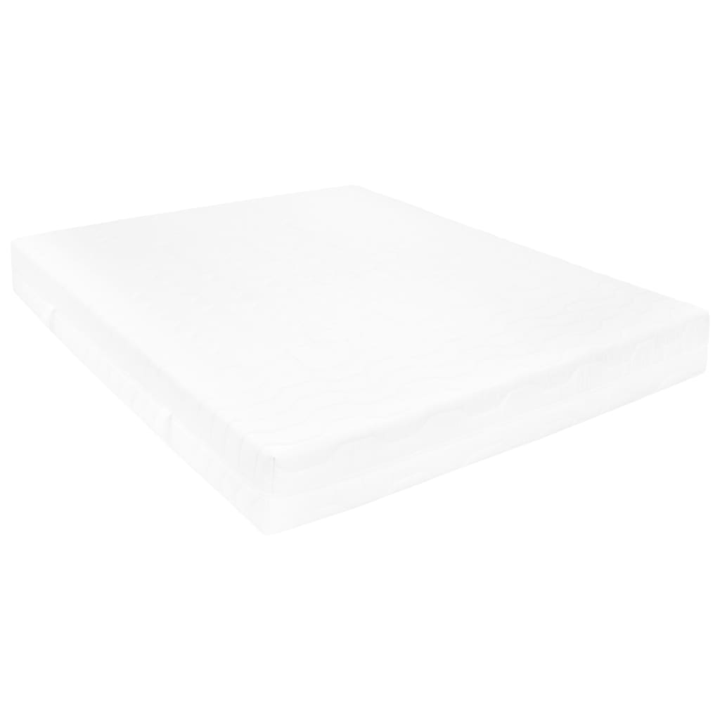 vidaXL Slaapbank met matras massief grenenhout wit 90x200 cm