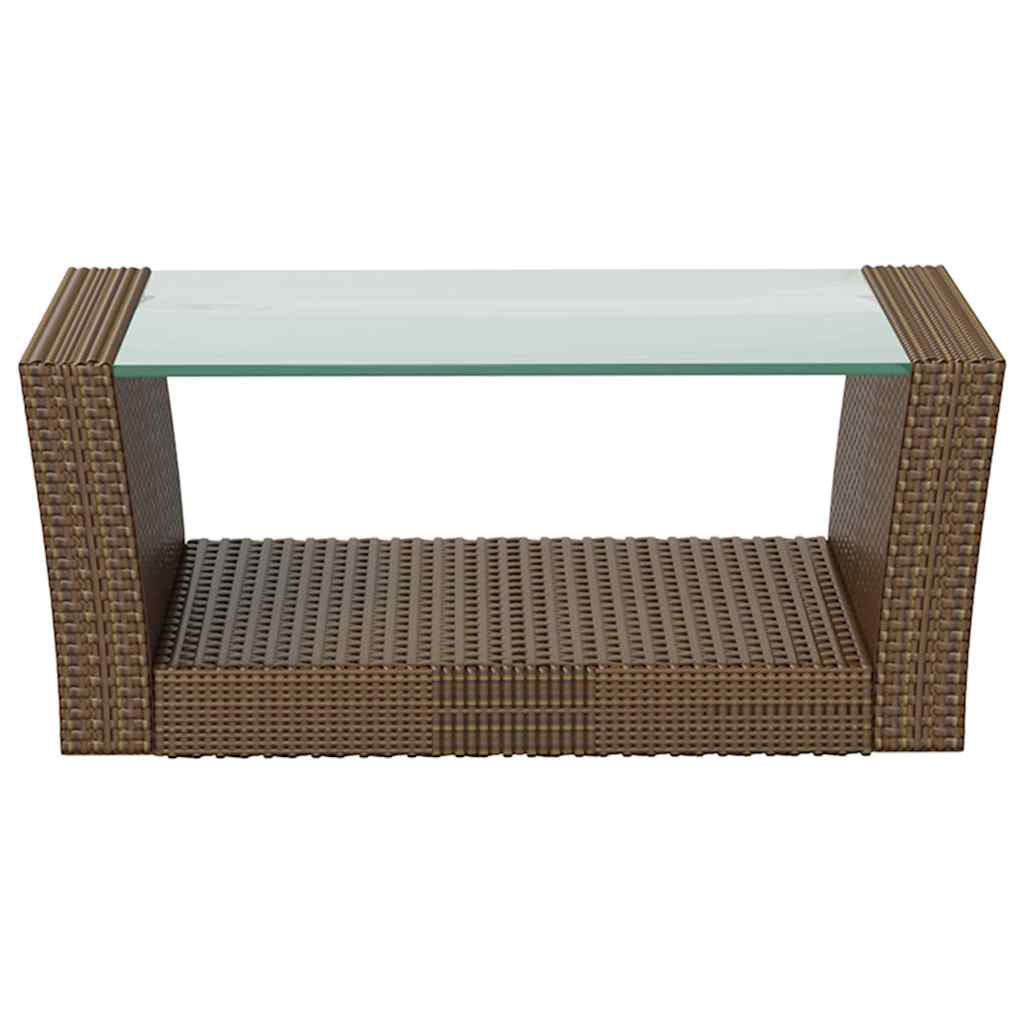 vidaXL 16-delige Loungeset met kussens poly rattan zwart