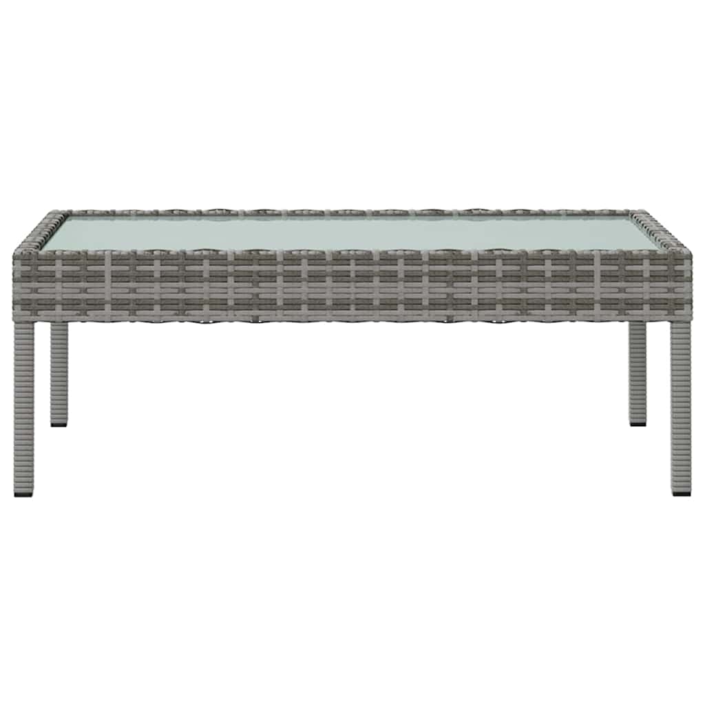 vidaXL 8-delige Loungeset met kussens poly rattan zwart