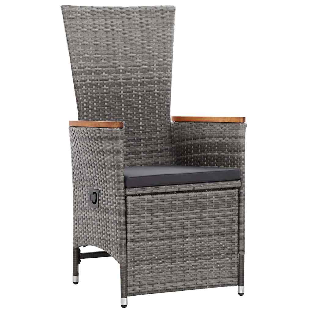 vidaXL 9-delige Tuinset met kussens beige