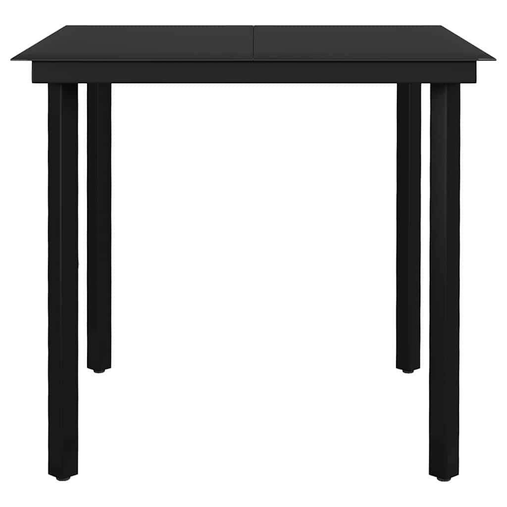 vidaXL 5-delige Tuinset donkergrijs