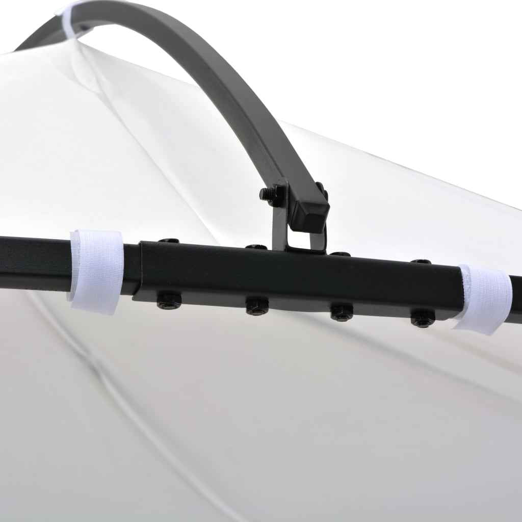 vidaXL Prieel rond 300x290 cm antraciet