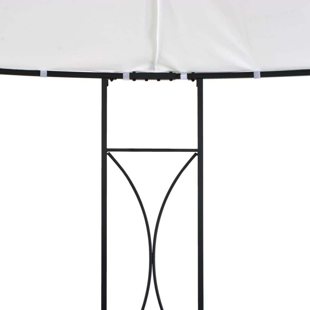 vidaXL Prieel rond 300x290 cm antraciet