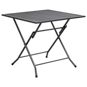vidaXL Klaptafel gaas 80x80x72 cm staal antraciet