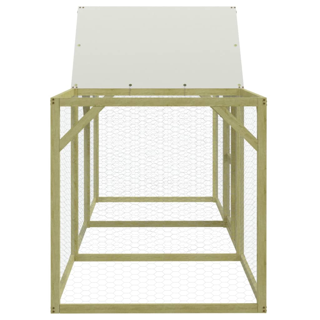 vidaXL Kippenhok 700x100x150 cm geïmpregneerd massief grenenhout - Aashly
