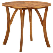 vidaXL Tuintafel Ø 85 cm massief acaciahout