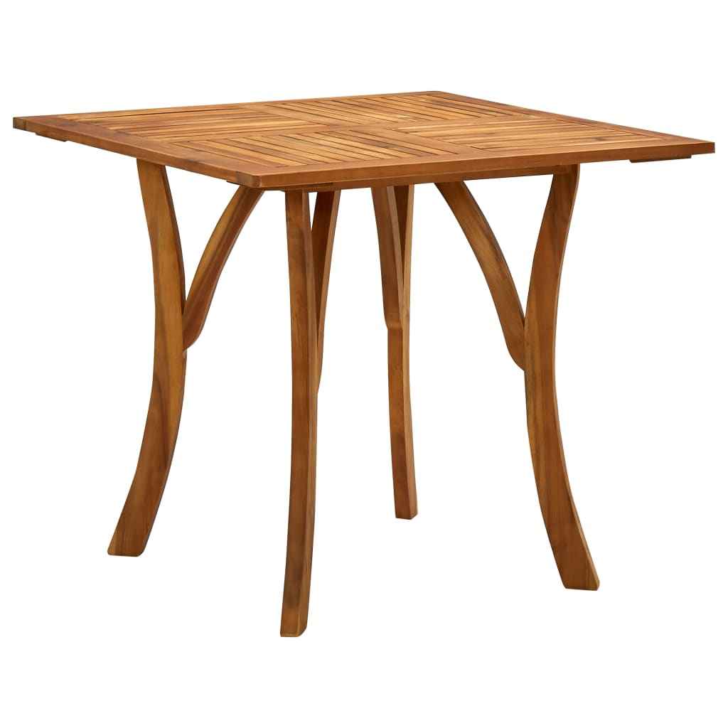 vidaXL Tuintafel Ø 85 cm massief acaciahout