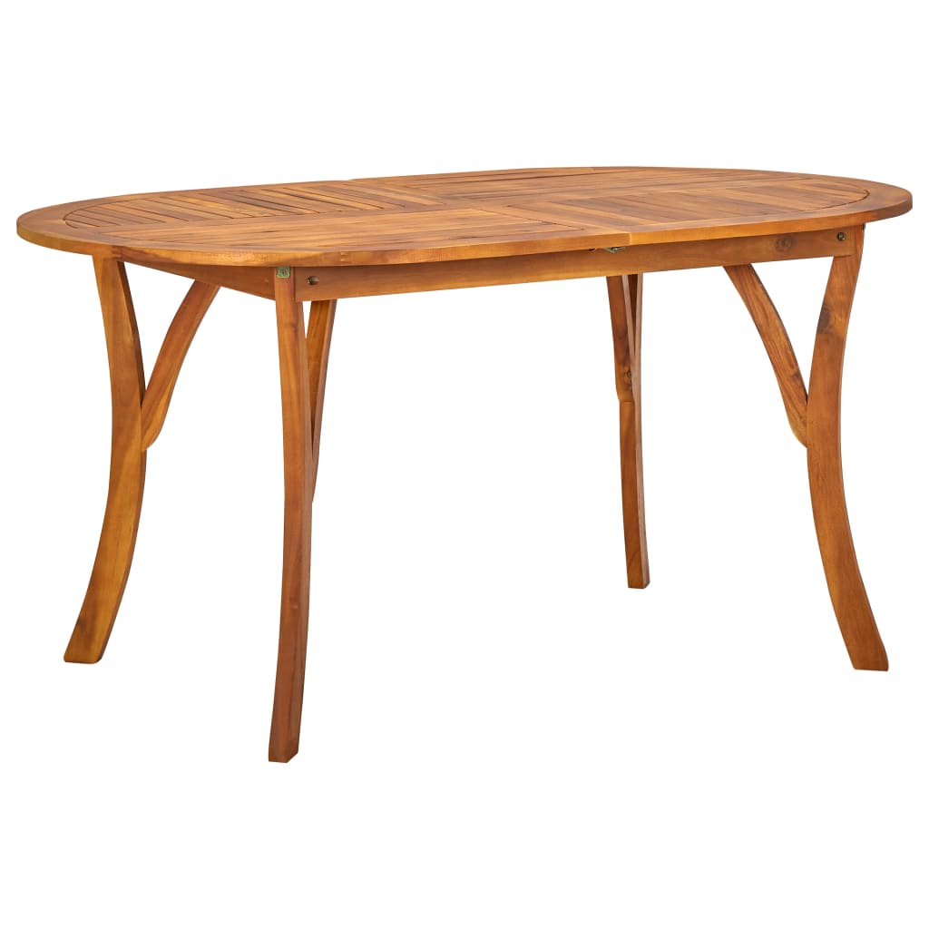 vidaXL Tuintafel Ø 85 cm massief acaciahout