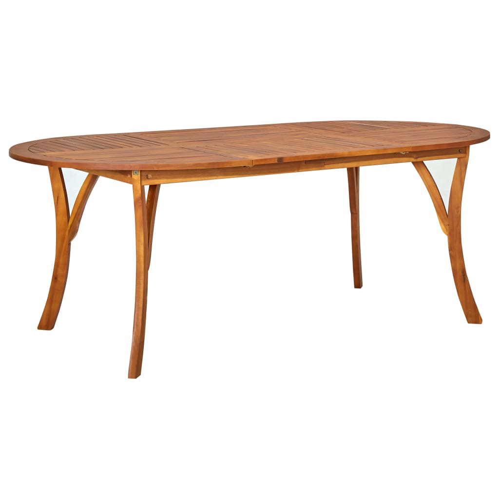 vidaXL Tuintafel Ø 85 cm massief acaciahout