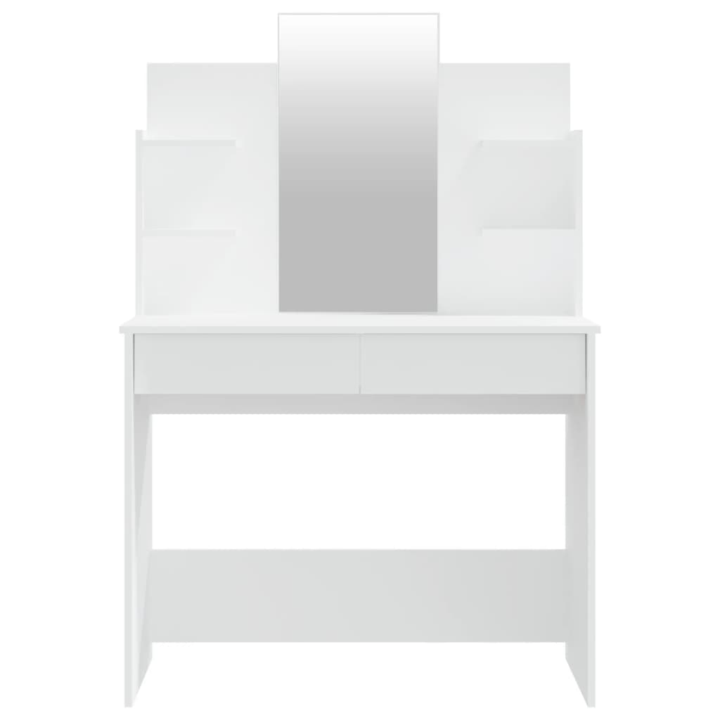 vidaXL Kaptafelset 96x40x142 cm wit