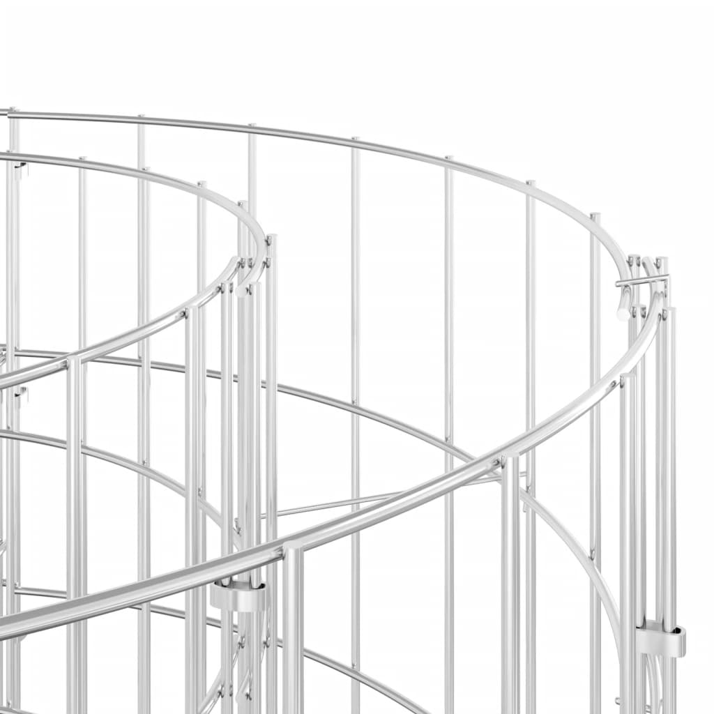 vidaXL Compostbak Ø100x100 cm gegalvaniseerd staal - Aashly