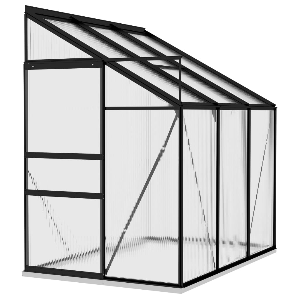 vidaXL Tuinkas 3,97 m³ aluminium antracietkleurig