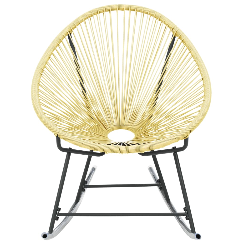 vidaXL Tuinstoel Acapulco poly rattan beige - Aashly