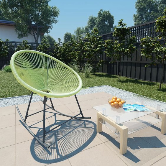vidaXL Tuinstoel Acapulco poly rattan beige - Aashly