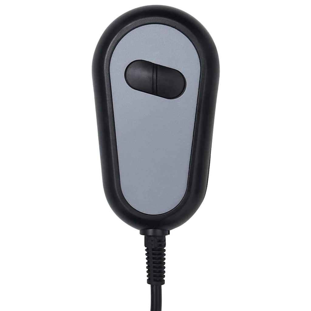 vidaXL Massagestoel elektrisch stof crèmekleurig