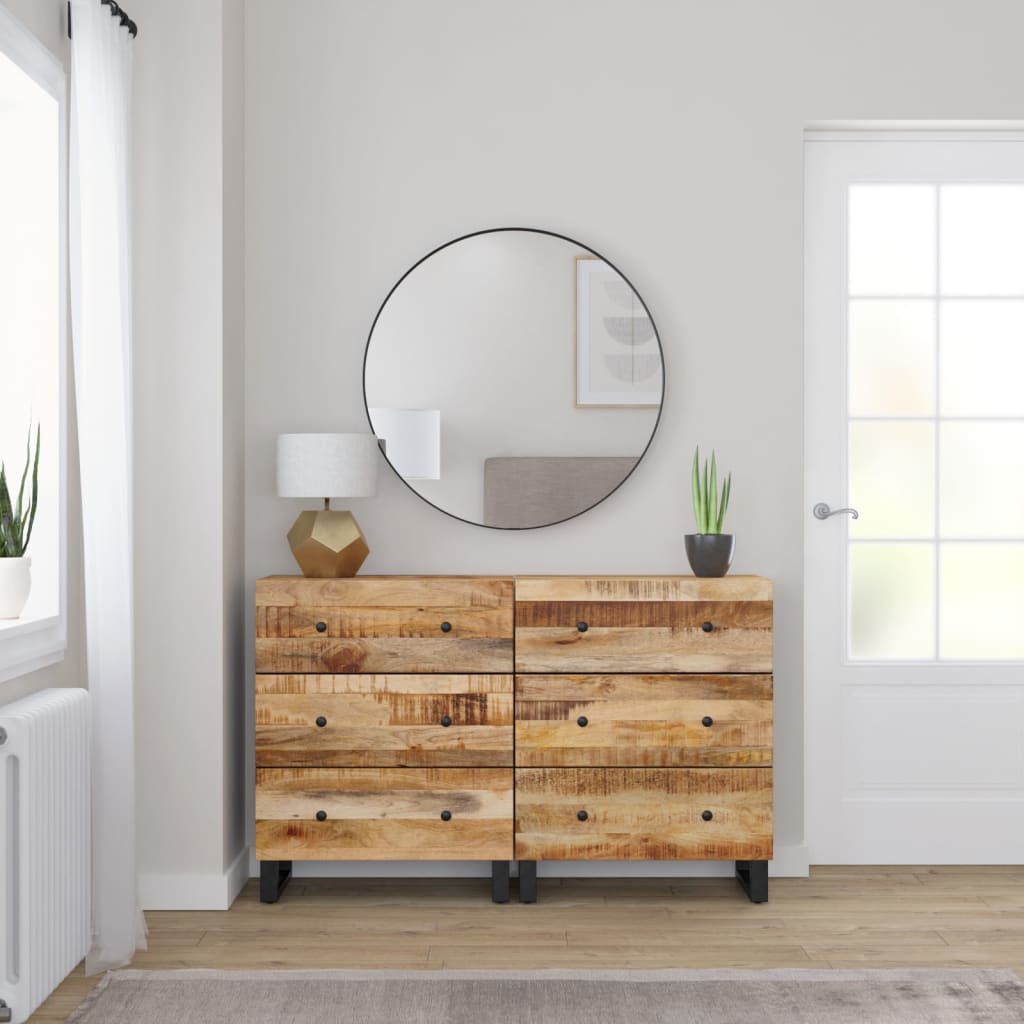 vidaXL Dressoir 60x33x75 cm massief acaciahout