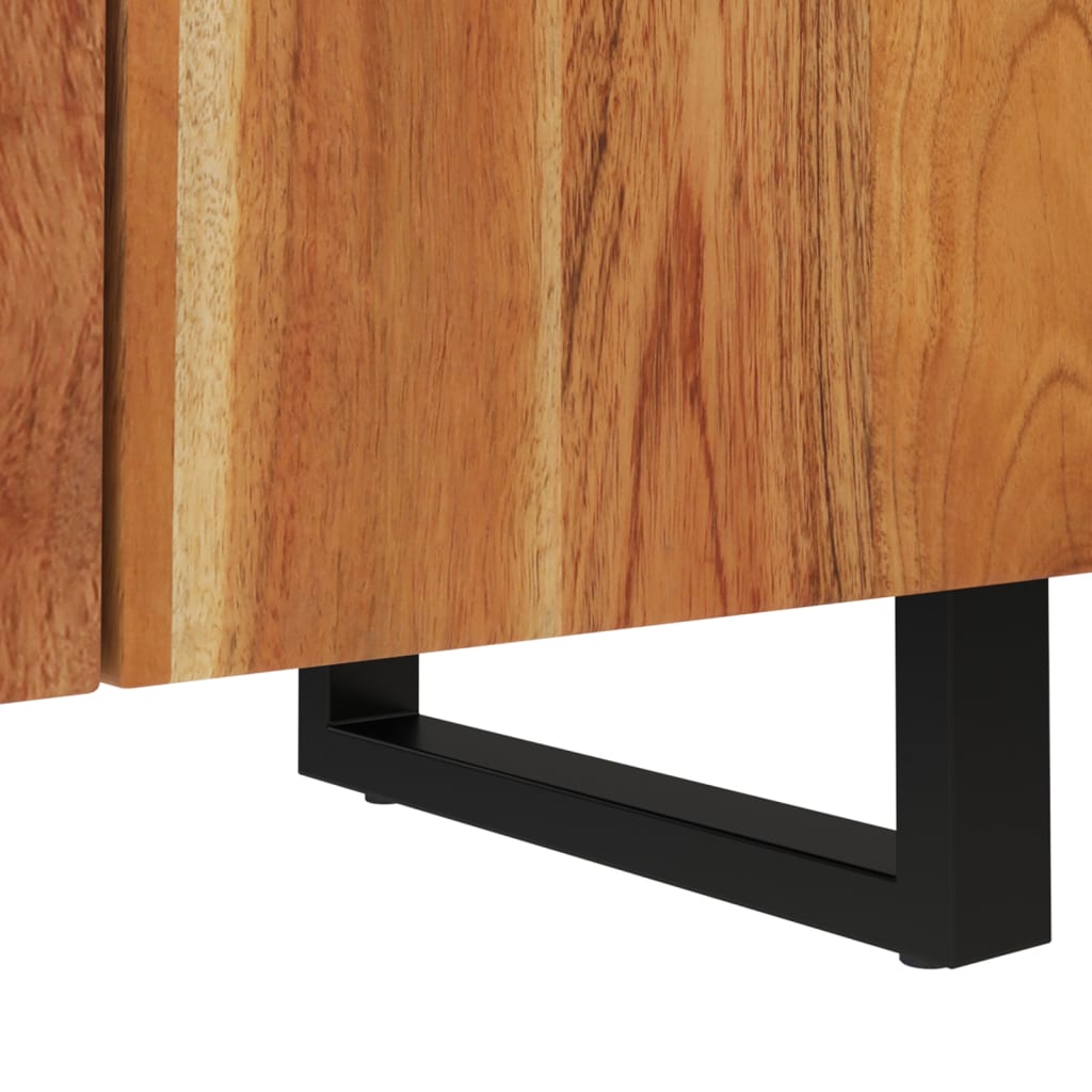 vidaXL 3 st Dressoir massief gerecycled hout