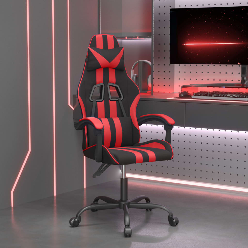 vidaXL Gamestoel kunstleer zwart