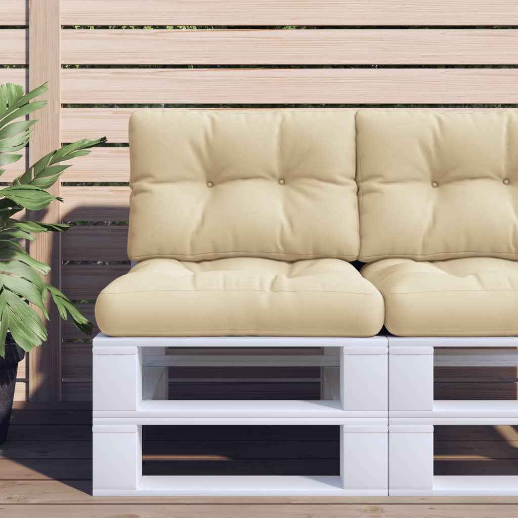 vidaXL Palletkussen 50x40x12 cm stof antracietkleurig