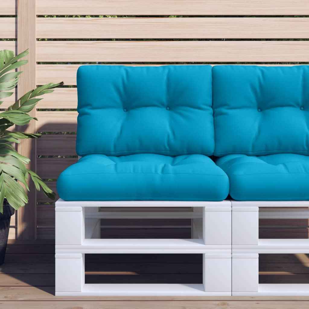 vidaXL Palletkussen 50x40x12 cm stof antracietkleurig