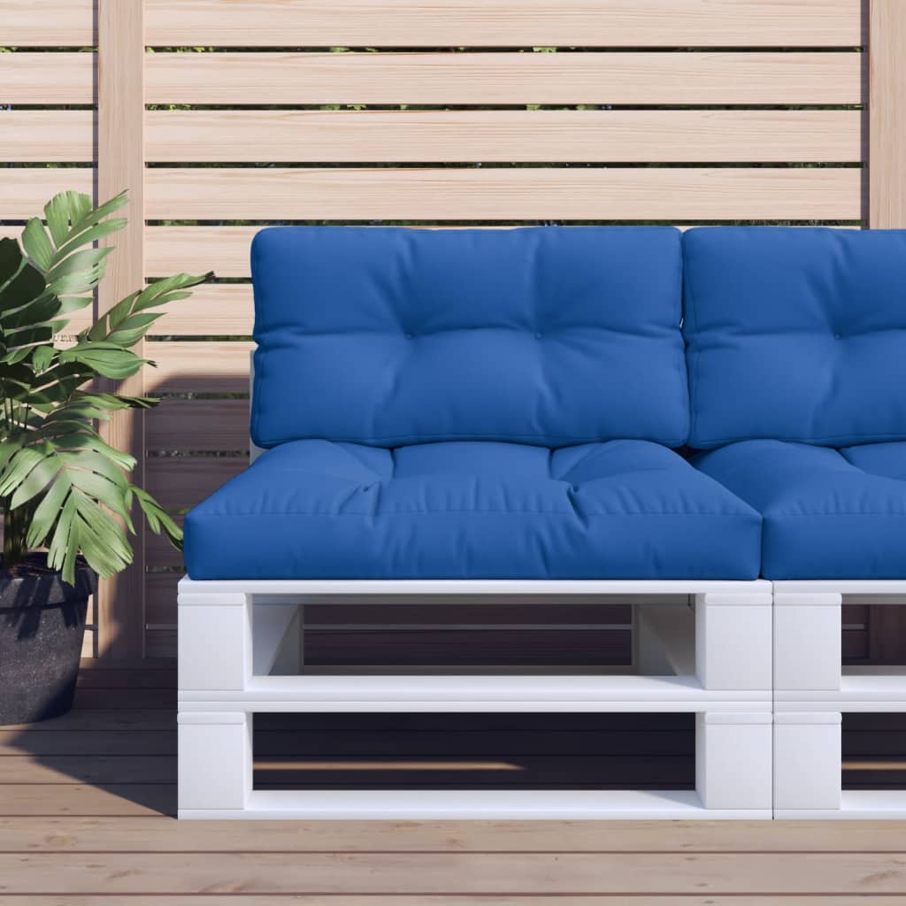 vidaXL Palletkussen 50x40x12 cm stof antracietkleurig