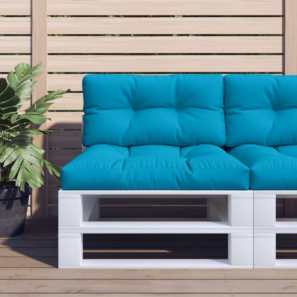 vidaXL Palletkussen 50x40x12 cm stof antracietkleurig