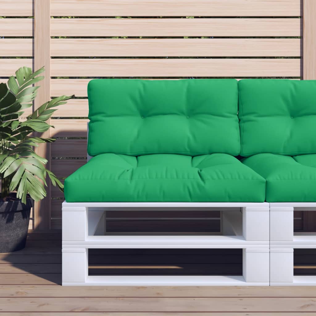 vidaXL Palletkussen 50x40x12 cm stof antracietkleurig