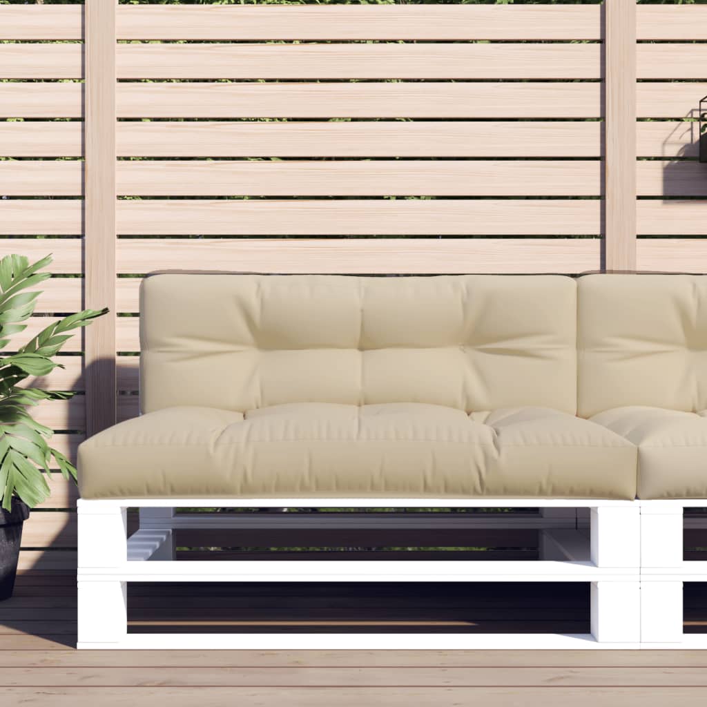 vidaXL Palletkussen 50x40x12 cm stof antracietkleurig