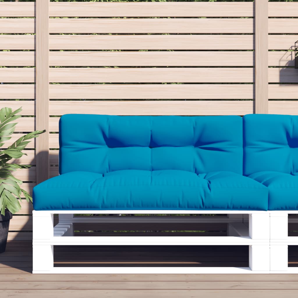 vidaXL Palletkussen 50x40x12 cm stof antracietkleurig