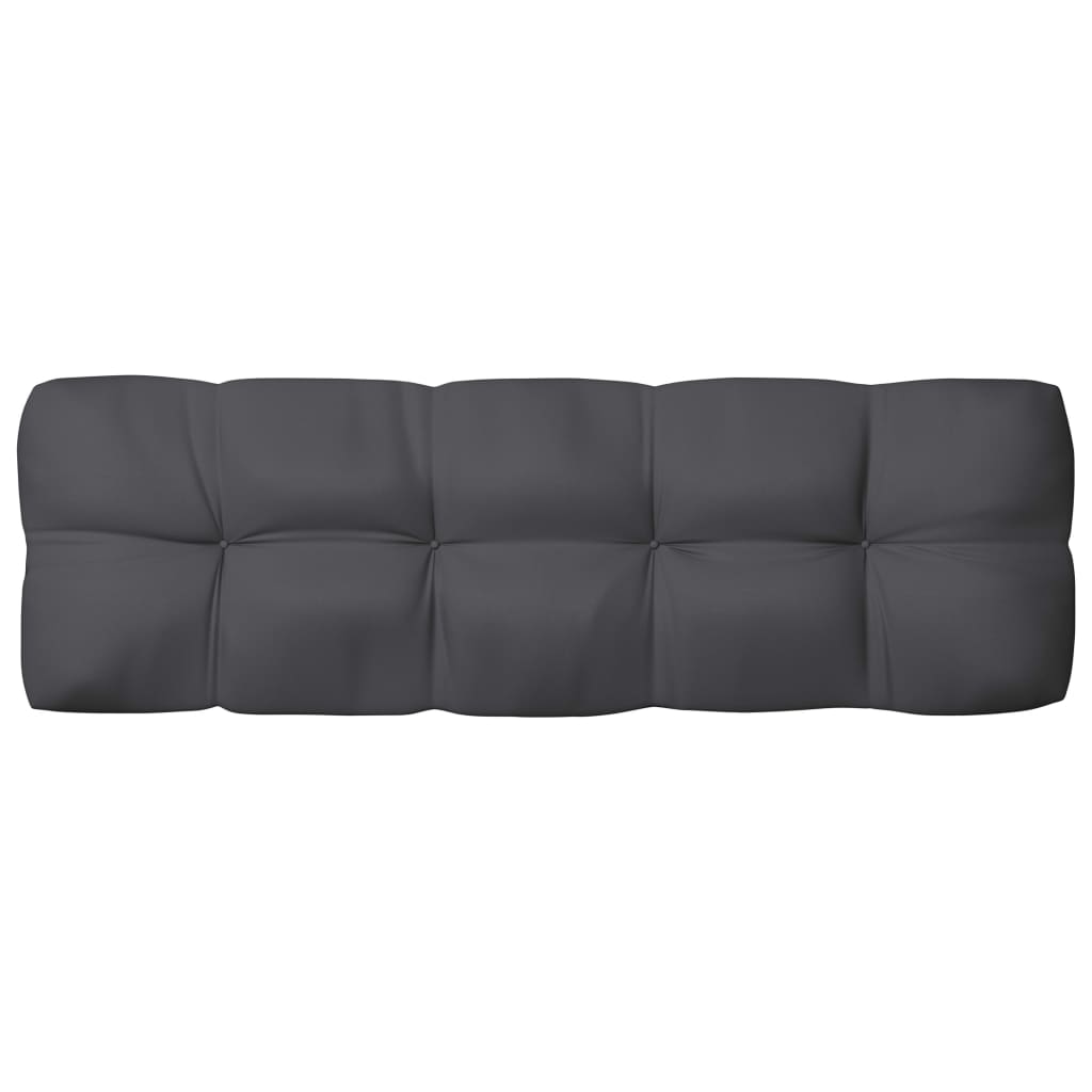vidaXL Bankkussens pallet 7 st antraciet