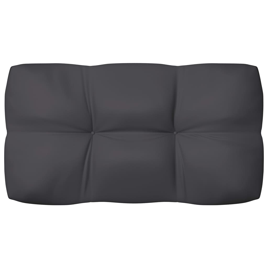 vidaXL Bankkussens pallet 7 st antraciet