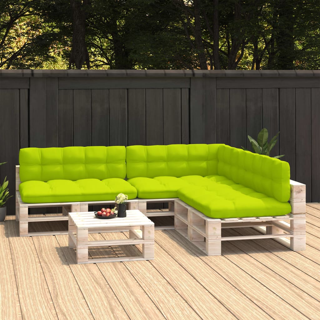 vidaXL Bankkussens pallet 7 st antraciet