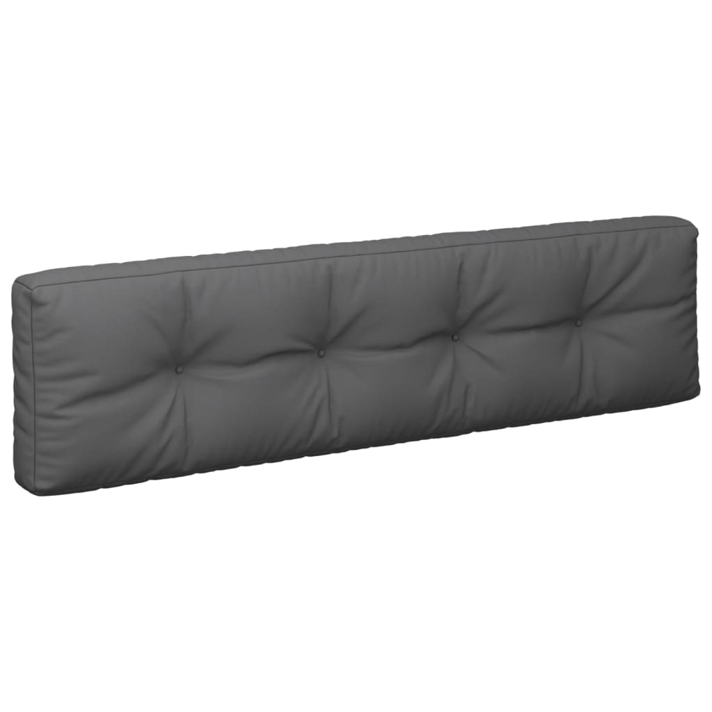 vidaXL Palletkussens 5 st stof antracietkleurig