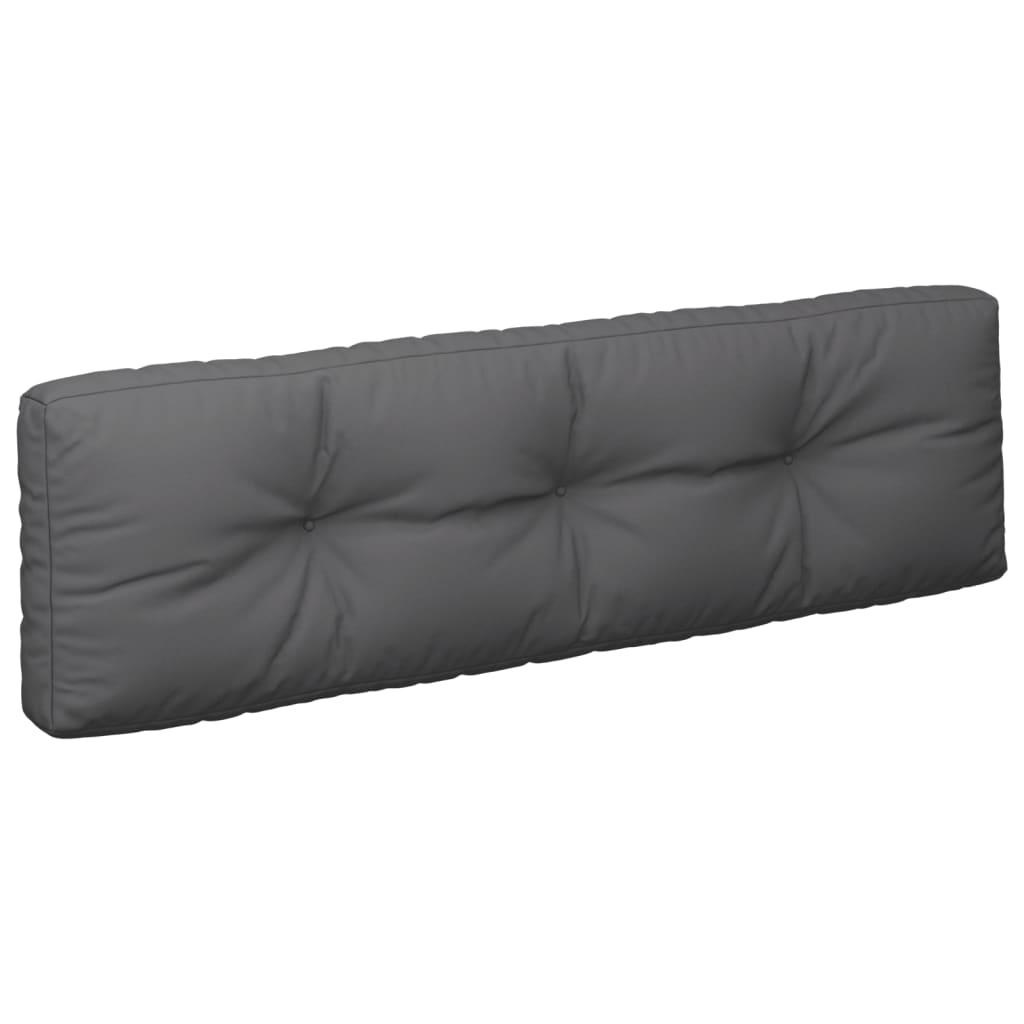 vidaXL Palletkussens 5 st stof antracietkleurig